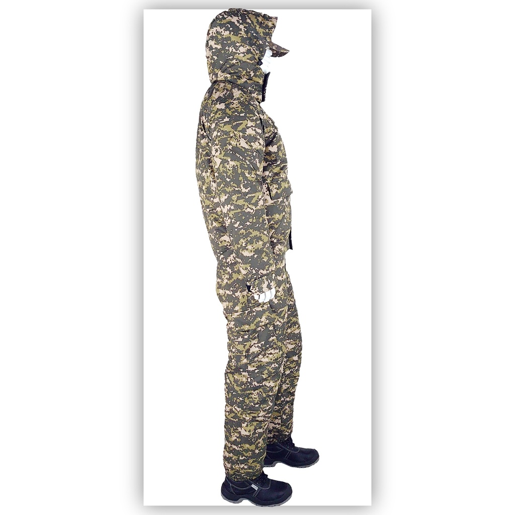 Комбинированный камуфляжный утепленный костюм Stealth Hunter (бомбер и полукомбинезон)