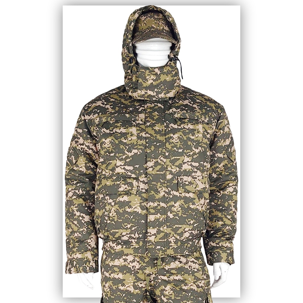 Комбинированный камуфляжный утепленный костюм Stealth Hunter (бомбер и полукомбинезон)