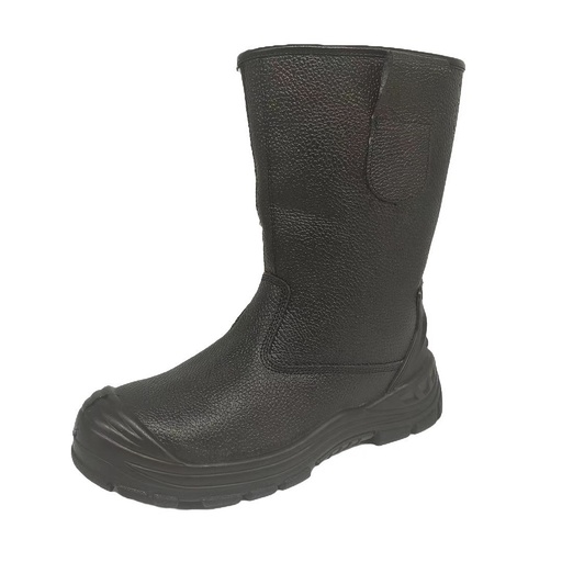 [SHO-SM479] Rigger Black Leather Work Boots