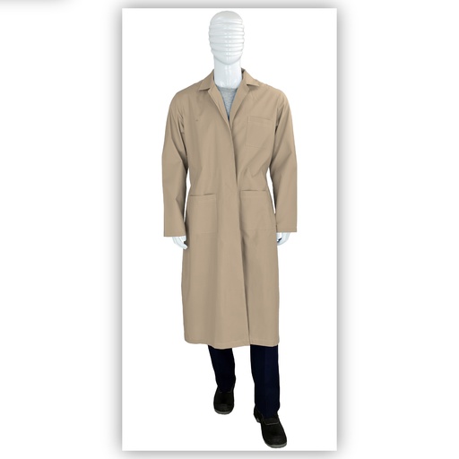 ProLight GI-0 Elongated lightweight lab coat with contrasting yoke 